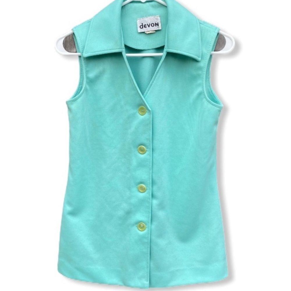 Devon Vintage Polyester Top